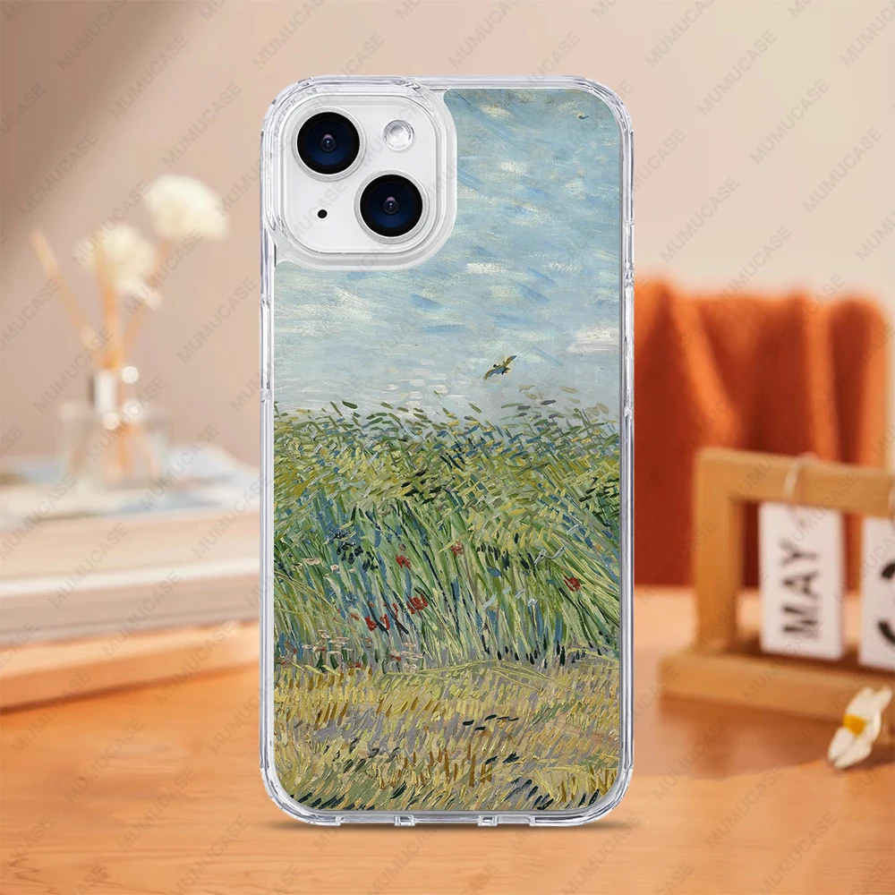 Van Gogh's Landscape Art Shockproof 2-in-1 Protective Case with Bumper Guard