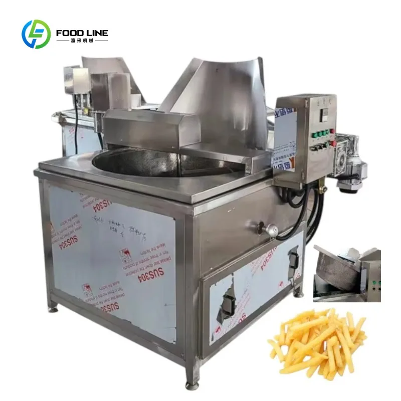 Friteuse industrielle à induction pour la préparation de peau de porc, équipement de transformation alimentaire commercial personnalisé 1