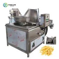 Friteuse industrielle à induction pour la préparation de peau de porc, équipement de transformation alimentaire commercial personnalisé 1