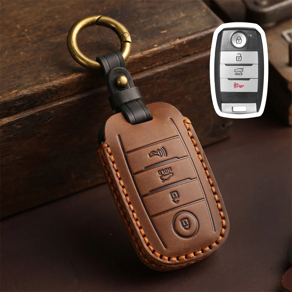 Premium Leather Car Key Case