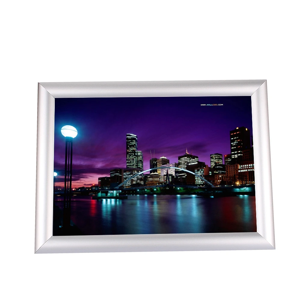 Poster Clip Aluminium Snap Picture Frame Picture Poster Holders Clip Display Wall Notice Board Signs Wall Notice Board Sign