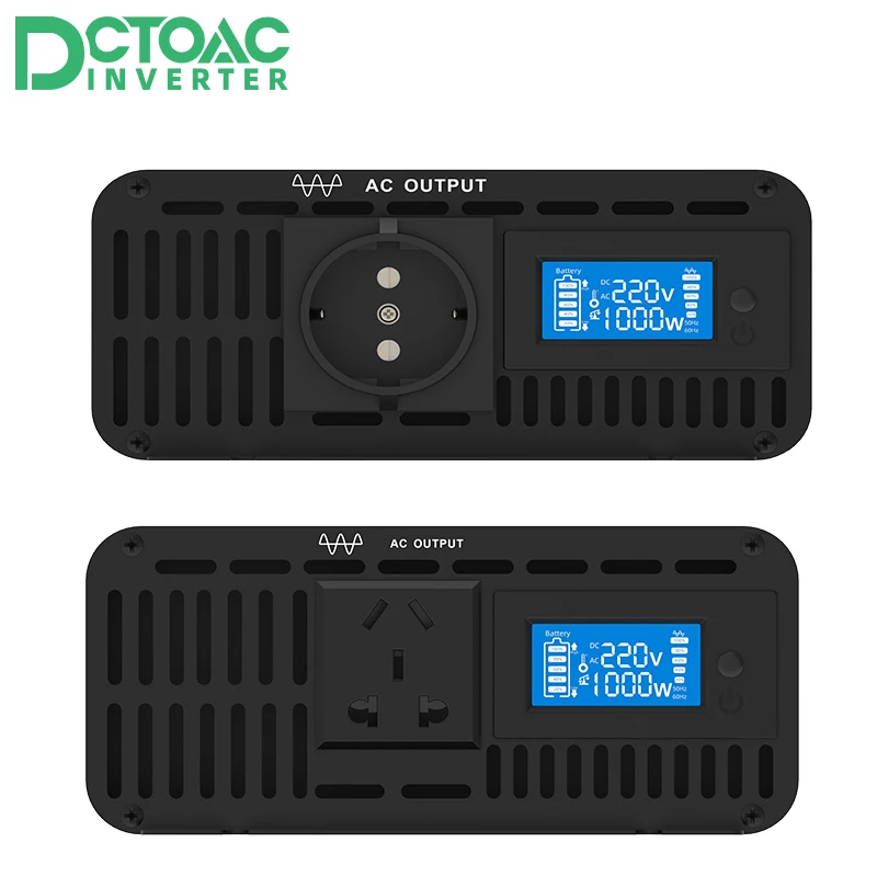 Idealplusing Vendita Calda 12V 24V 48V 60V 72V A 100V 110V 120V 220V 230V 240V 1000W Inversor Onda Senoidal Pura