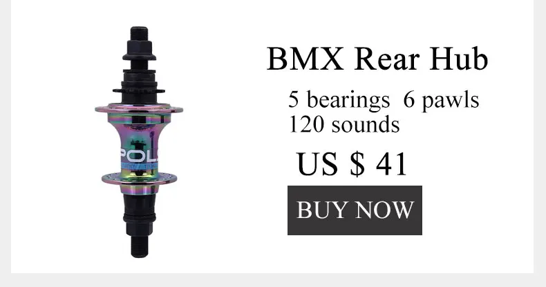 Description Picture 4 of itemPOLSO BH002 BMX Bike Hub 36H Left Driver and Right Driver Bicycle Parts Cassette Hubs