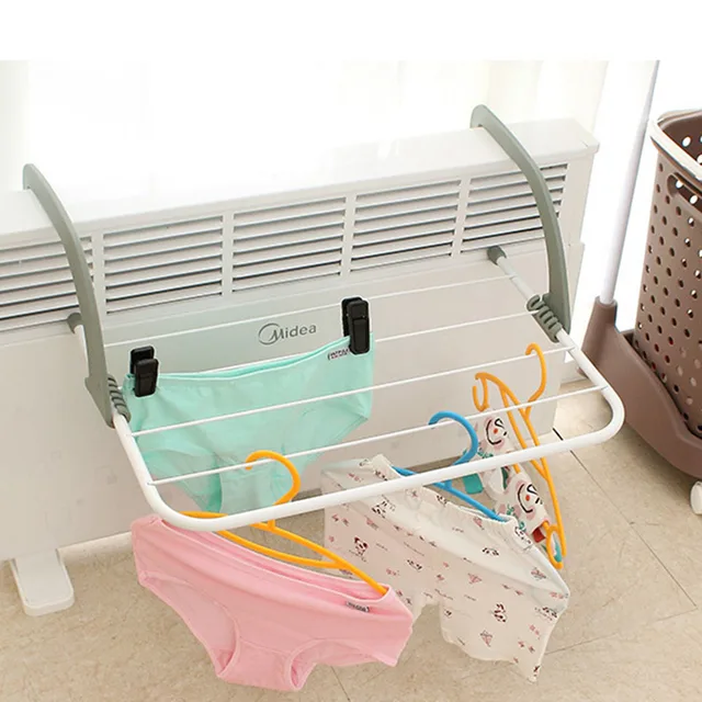 Ruházati Fogas Szárító Állvány Összecsukható Rövidnadrág Alsónemű Rozsdamentes Acél Mosoda Hűtőfészek Ruhához - Image 2