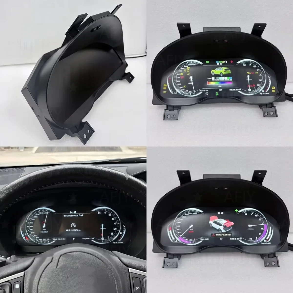 Para Subaru Forester Legacy 2013 2014-2018, Panel de Instrumentos Digital LCD, Cabina Virtual, Odómetro, Velocímetro, Contador, Tablero 1