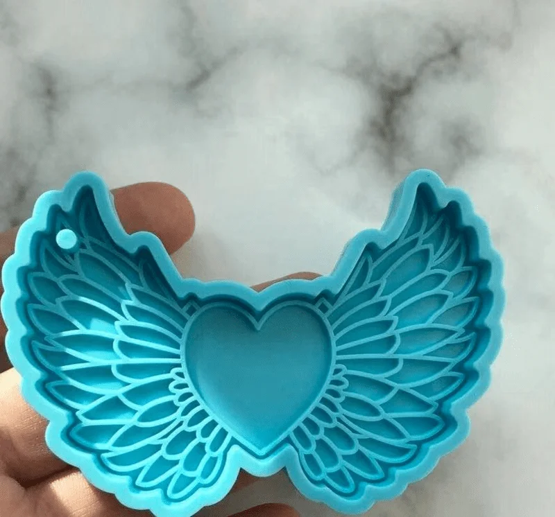Lydia силиконовая форма для брелока в виде крыльев Ангела искусственная из смолы
