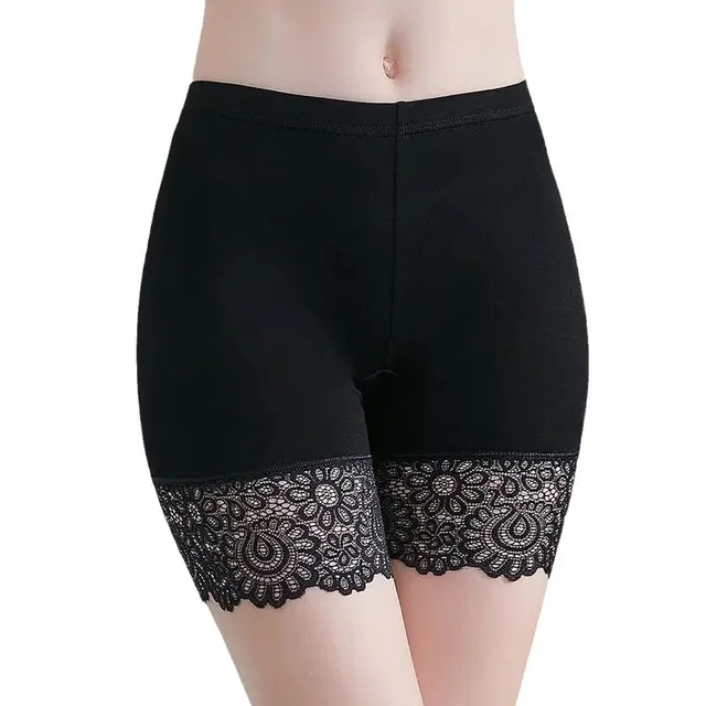 High Waist Modal Safety Pants for Women Lace Stretch Underwear Shorts - Image 6