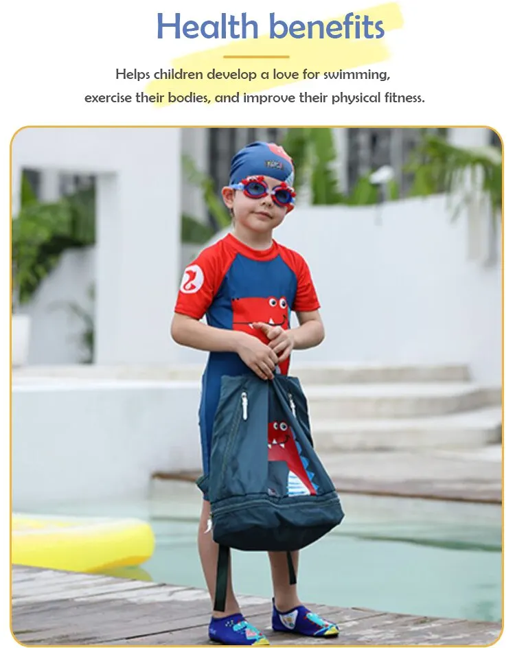 Red Crab Shape Children's Diving Glasses Children Swimming Goggles Waterproof Anti Fog Adjustable Glasses 5