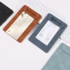 PU Leather Mini Magnetic Writing Clipboard Pure Color Writing Pad Business File Folder Restaurant Menu Covers Paper Organizer 3