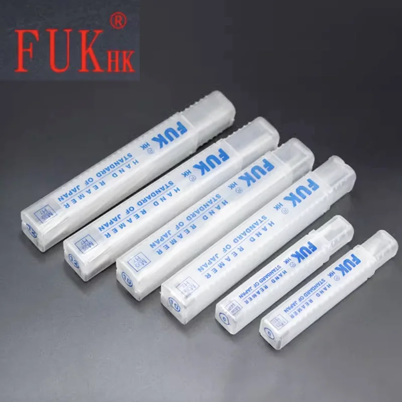 1pcs Japan FUK-HK HSSE M35 Metric/British  Hand Screw Reamer Square Head Reamer 3mm-16mm 1/8 9/64 5/32 3/16 1/4 5/16 3/8 1/2 5/8 2