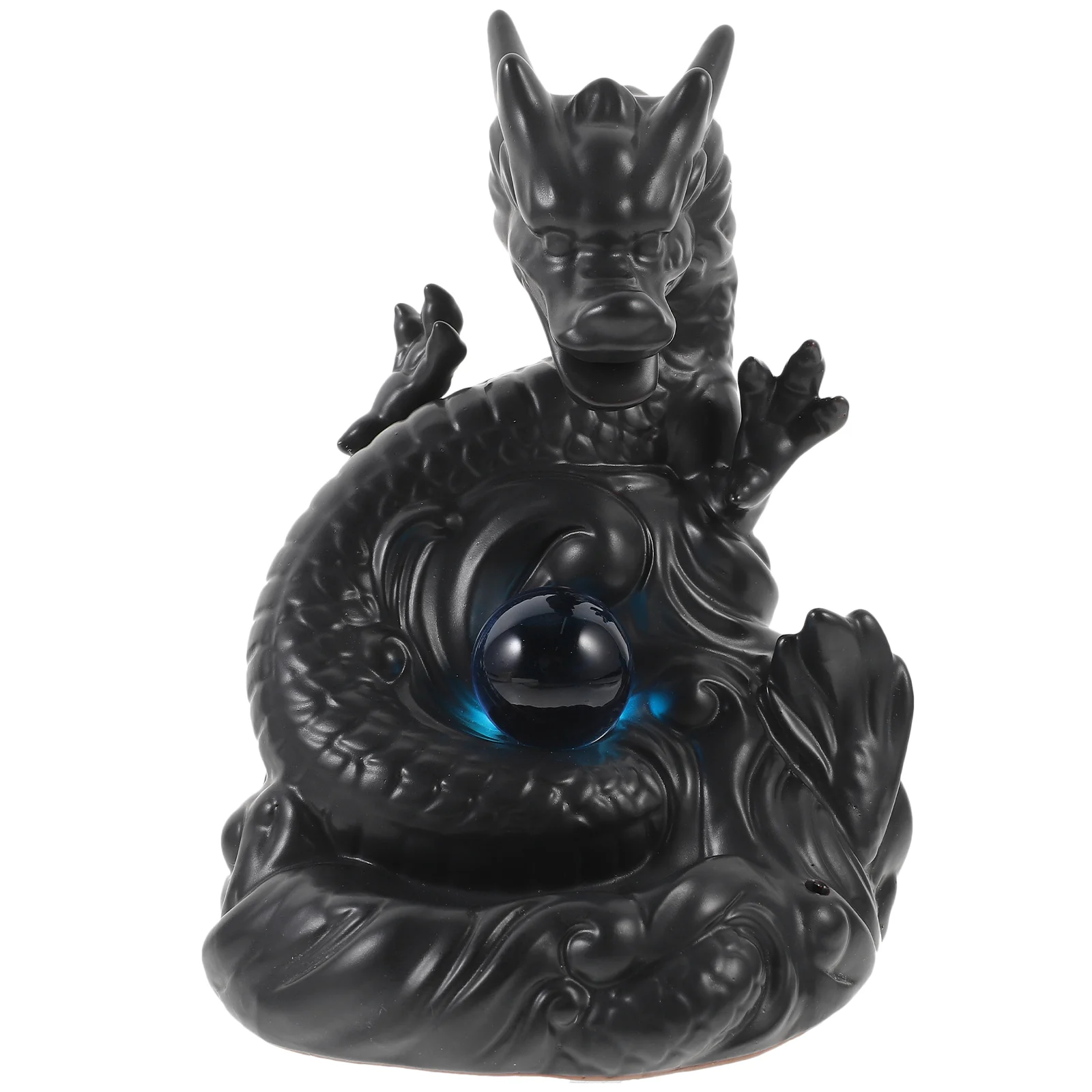 

Dragon Backflow Incense Burner Cone Holder Waterfall Ornament Flowing Cones Ceramics Censer Rack