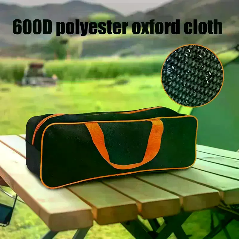 Portable Car Tool Storage Bag Car Vacuum Cleaner Storage Box Wear-Resistant Zipper Storage Box Garage Waterproof Tool Kit