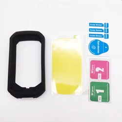 Premium Silicone Case and Screen Protector (Half Cover Black)