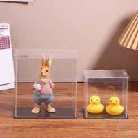 1Pc Transparent Acrylic Display Box Storage Dustproof Protection Display Cabinet Box For Dolls/Toys/Collectibles 22 Sizes 2