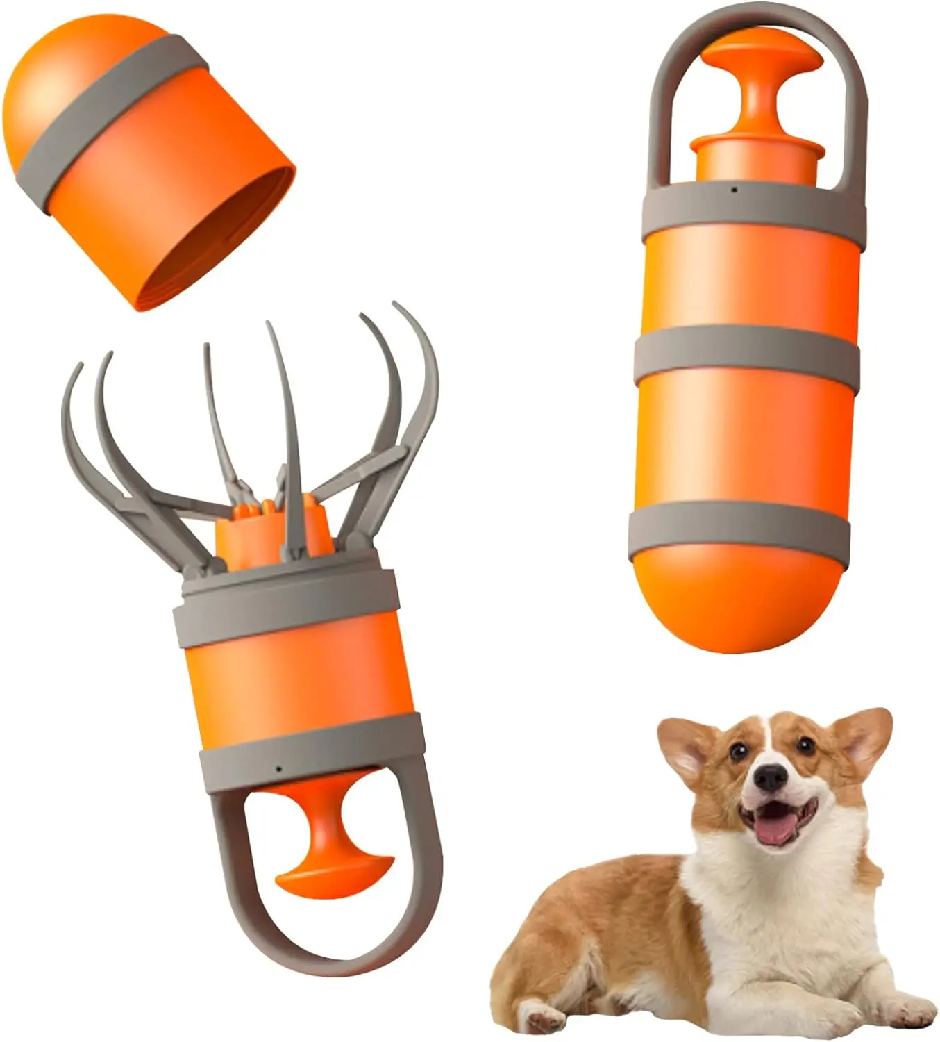 DogPooperScooperwithBagDispenserPortableHandheldPetDogPoop