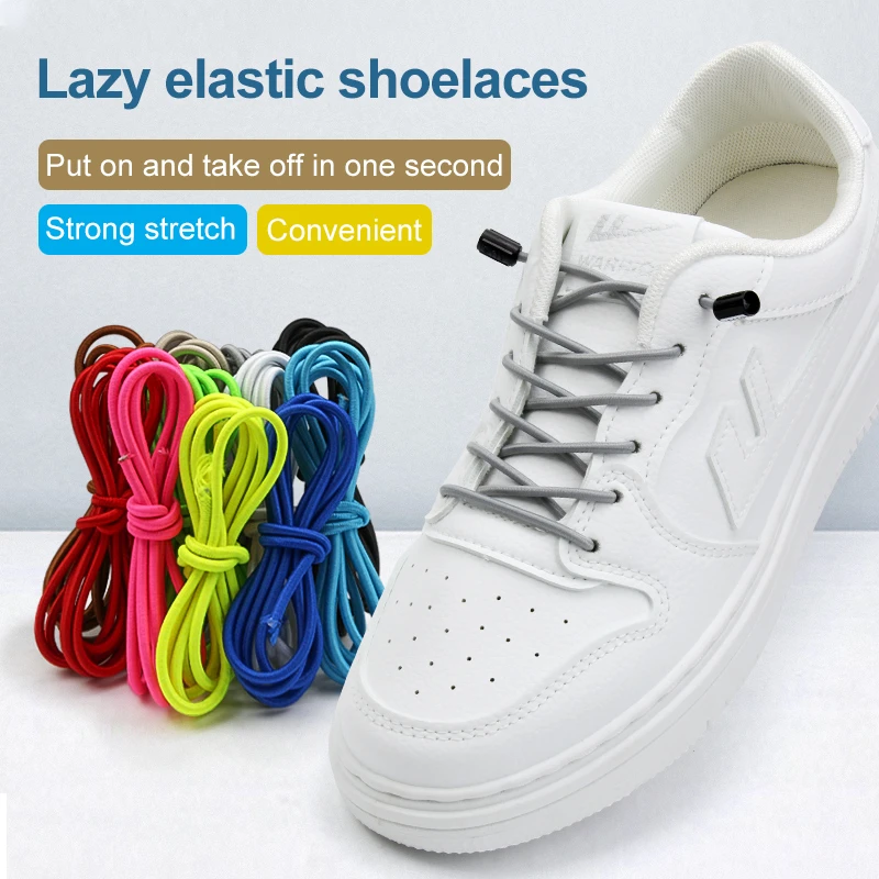 Brudgom Retouch Berolige Elastic Laces Sneakers | Shoes Accessories | Shoe Laces | Shoelaces | White  - 2023 New Elastic - Aliexpress