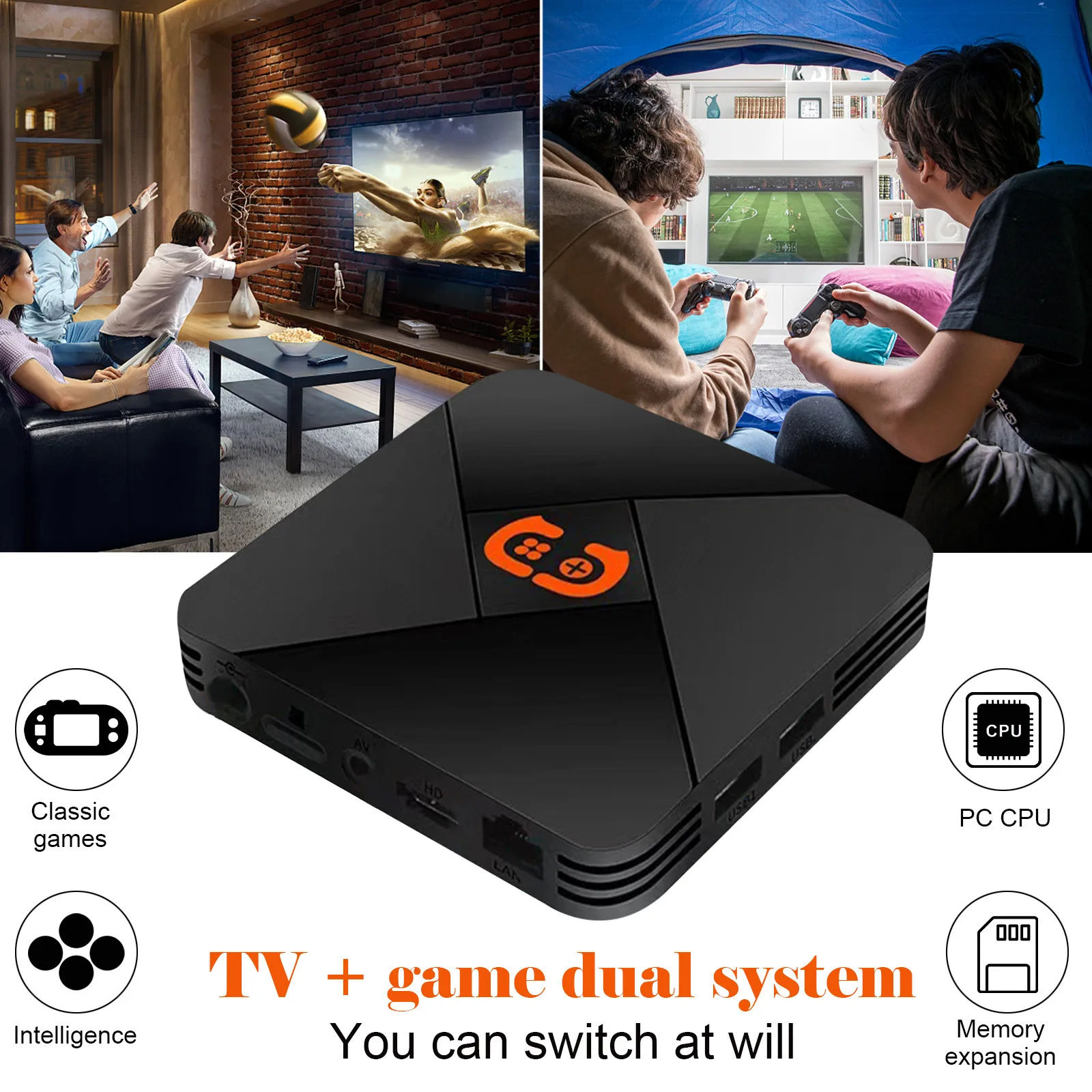 2022NEWRetroWirelessTVBOXGameConsoleforPS1PSPSFCGBAN64