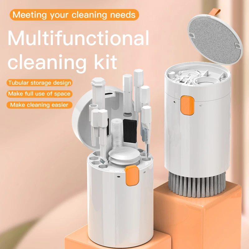 

20-in-1 Cleaner kit Computer Keyboard Brush Earphones Cleaning Pen Screen Cleaning Spray Bottle Set Cleaning Tools Keycap Puller