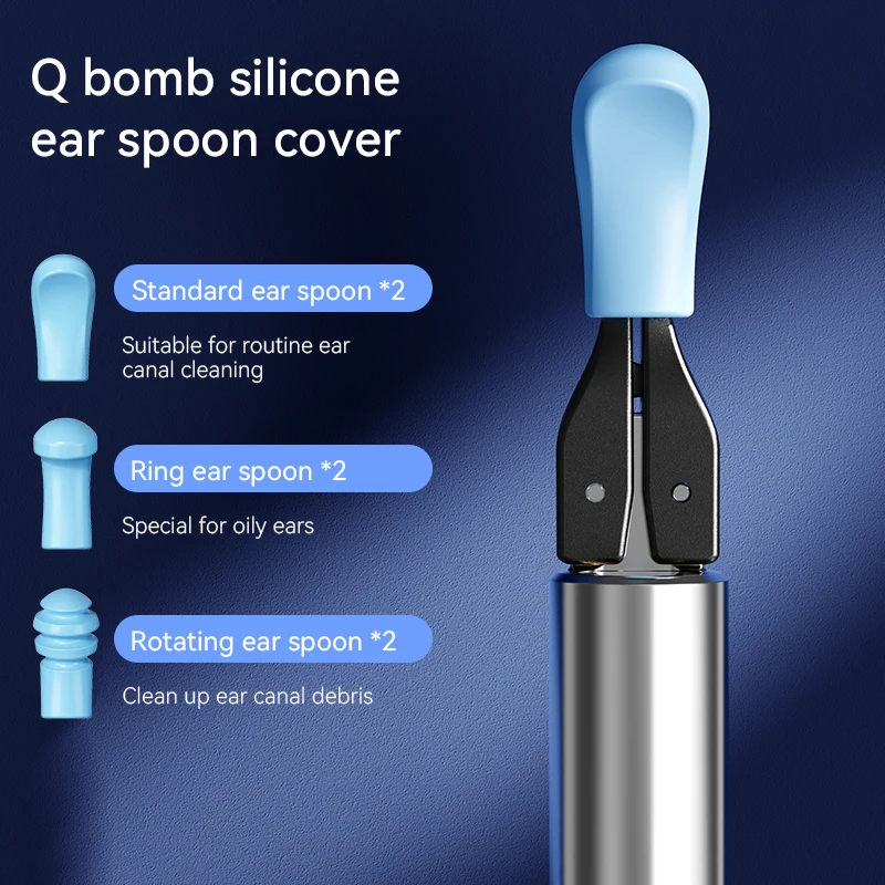 Tweezers Ear Wax Removal Tool Camera With 12 Megapixel Otoscope 3-in-1 Visual Earwax Cleaning Kit WiFi_voghion.com