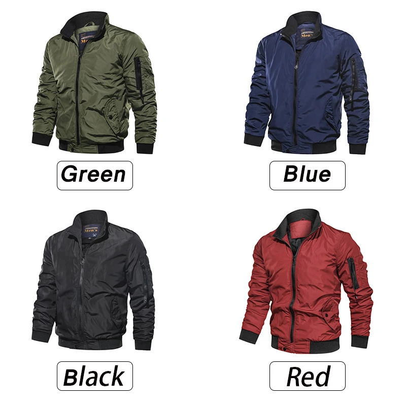 New Men Military Jackes Coat Mens Autumn Winter Bomber Jackets Mens Casual Outdoor Windproof Army Jacket Male 5XL Plus Size 2