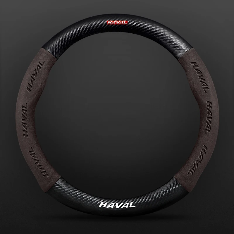 15-Zoll-Auto-Lenkradbezug, rutschfeste Innenseite aus Wildleder für Haval H6 H2 H3 H5 H9 Coupe M6 F7 F7X Jolion 2021 2022 – Detail 9