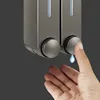 420ML Wall Mounted Bathroom Liquid Soap Dispenser Washing Lotion Hand Sanitizer Kid Family Hotel Kitchen Shower Gel Dispenser 2