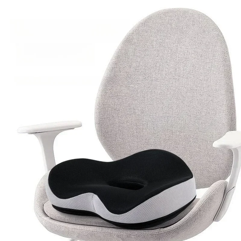 Memory Foam Seat Cushion Office Chair Pad with Removable Breathable Coccyx Support for Long Sitting & Desk Chair Seat Cushion 2