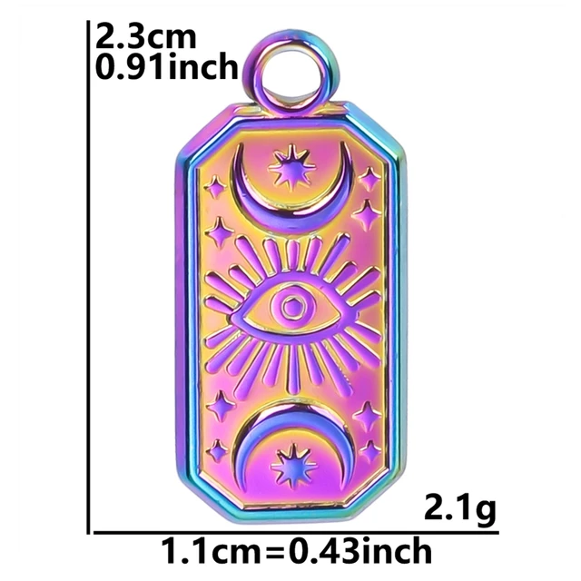 Stainless Steel Pendants Charm Unusual Set 5pcs 5