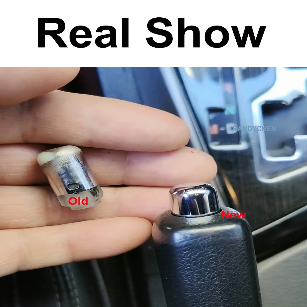 Interior Chrome Parking Handbrake Lever Button trim for Toyota Auris mk2 Corolla mk11 E160 E170 E180 2012-Hybrid Levin