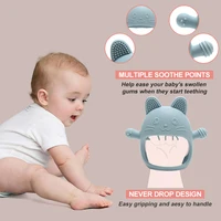 Food Grade Silicone Baby Toys Teether Gloves Anti-Eating Hand ​Molar Stick BPA Free Baby Accessories Newborn Free Shipping 1