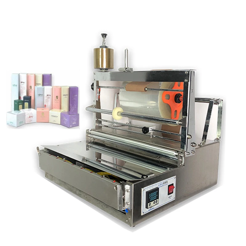 

Commercial BOPP Film Heat Shrink Wrapping Machine Cigarettes Cosmetics Poker Box Wrapper Packer
