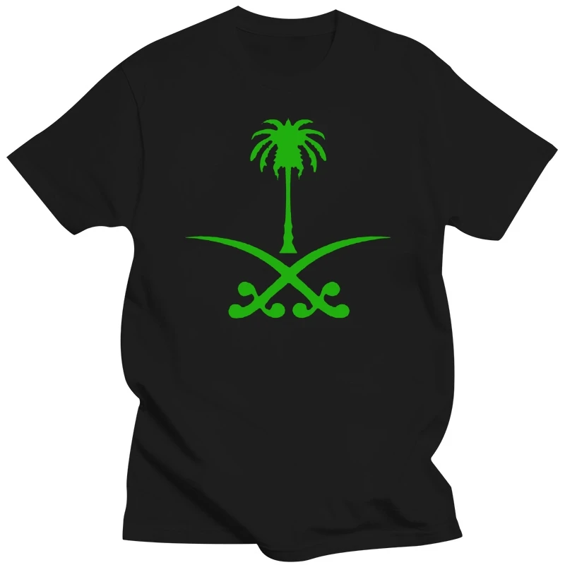 

Saudi Arabia T Shirts Tops Men Cotton Shirt Short Sleeve Saudi Arabian Flag T-shirt Mans Tshirt