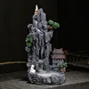 Large resin high mountain flowing water backflow incense burner, rockery home indoor incense base sandalwood incense burner 1
