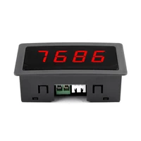 DC8-24V 4 Digital LED Display Tachometer Gauge NPN 10-9999 RPM Speed Meter Hall Proximity Switch Sensor 5