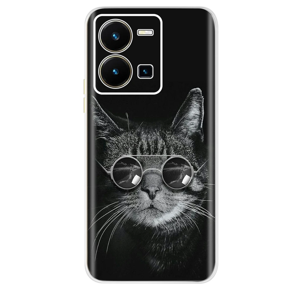 Cute Painted Silicone Soft Phone Case - Stylish Protector Shell