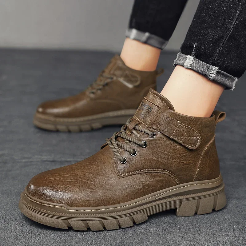 

Высокие мужские защитные ботинки, легкие кроссовки со стальным носком, защитная обувь для работ