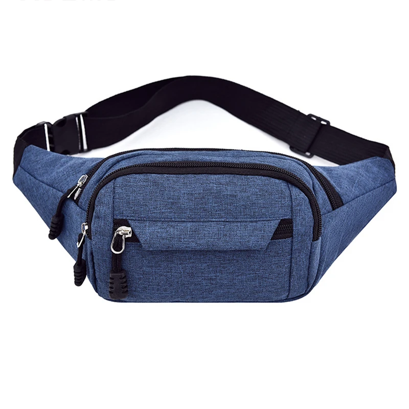 Waterproof Canvas Outdoor Sports Waist Bag - Men's Crossbody Fanny Pack