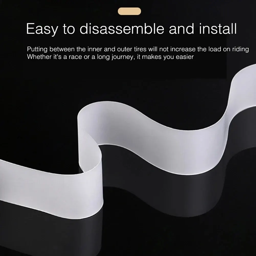 Bicycle Tire Liner Protection Pad - Puncture Proof, Anti-Rolling Inner Tube Mat (2-Pack)