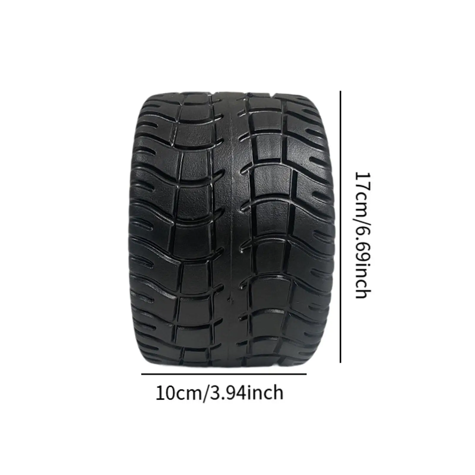 7" Wheelbarrow Tire Solid Tire Assembly Replace Garden Cart Wheelbarrow Wheel Heavy Duty for Shopping Beach Outdoor Indoor