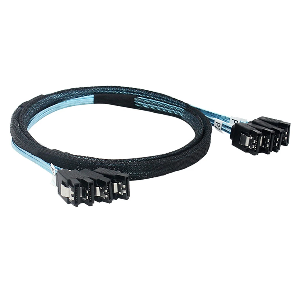 4/6/8 SATA to 4/6/8 sata 4.0 7p Female 90/180 Degree thumbnail 7