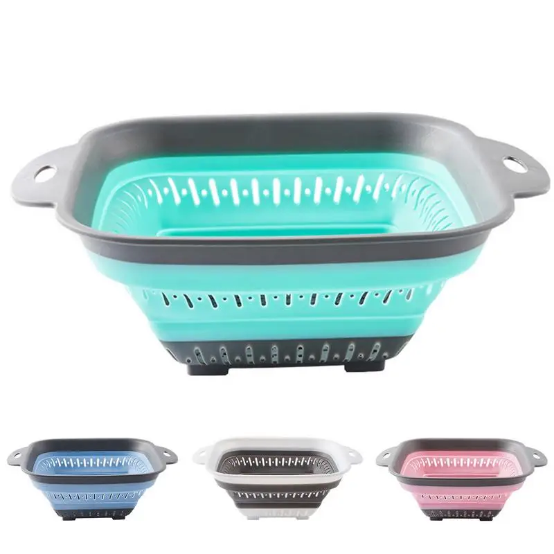 

Folding Strainers Kitchen Leaning Tool Basket Dormitory Home Collapsible Drainer Kitchen Storage Tool For Kitchen Pasta Potatoes