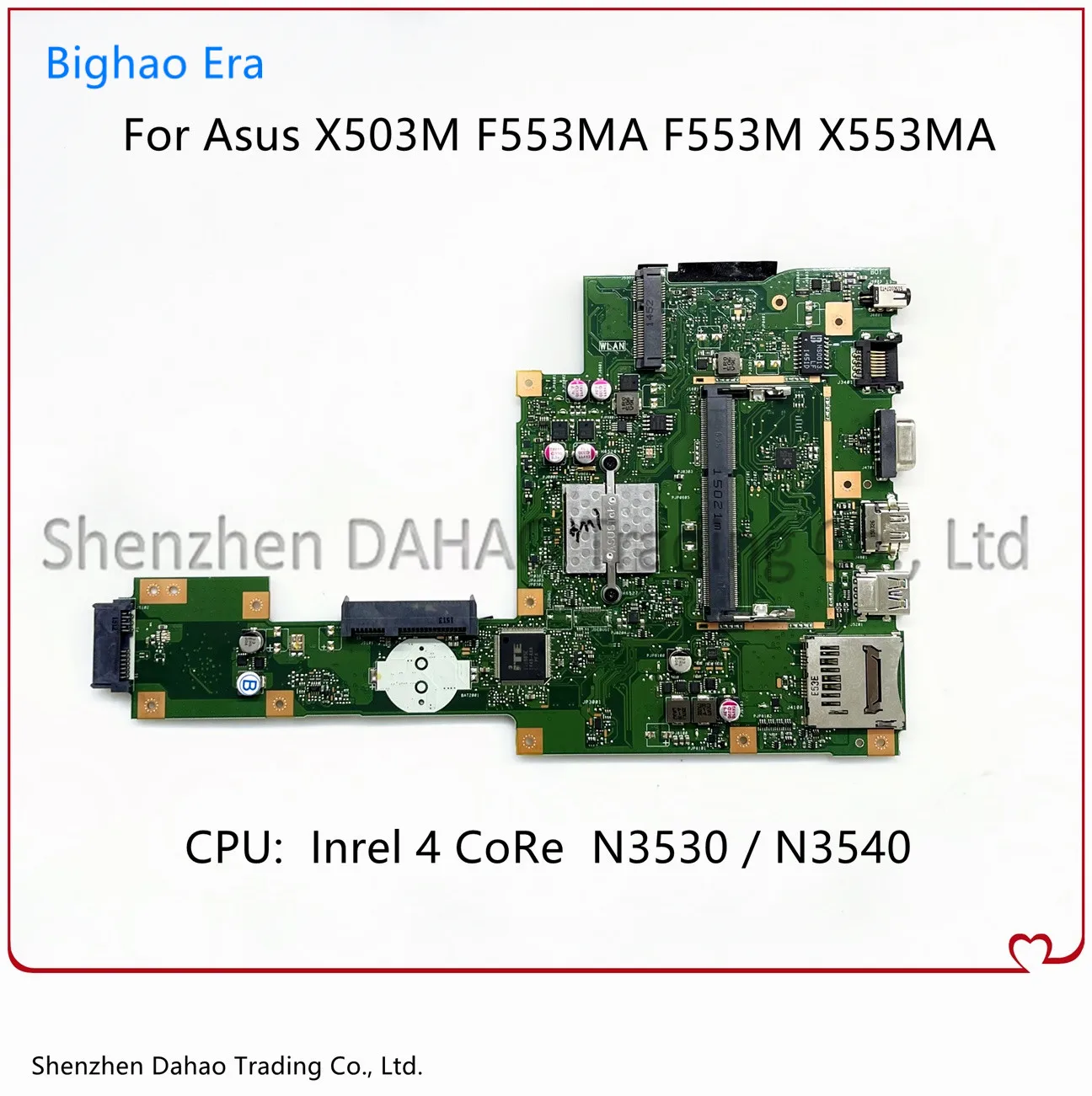 para Asus X553m K553m X553ma D553m F553ma Motherboard Laptop com Processador Intel N2830 N2840 N2930 N3530 Ddr3 N3540 Cpu 100 Testado Inteiramente