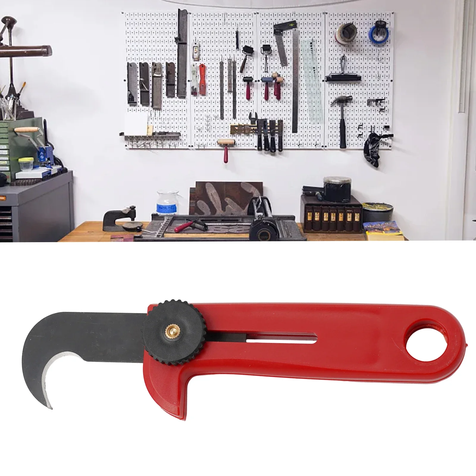 Unpacking Utility Knife Portable Express Parcel Push Blade Keychain Hook Cutter Tool