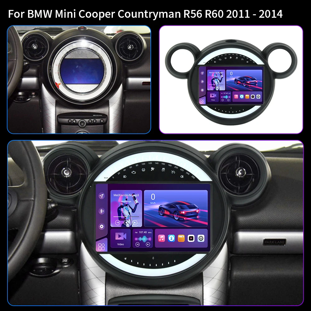 Android16 para BMW Mini Cooper Countryman R56 R60 2011 - 2013 Auto Carplay navegación GPS reproductor Multimedia estéreo 4G pantalla Wifi 2
