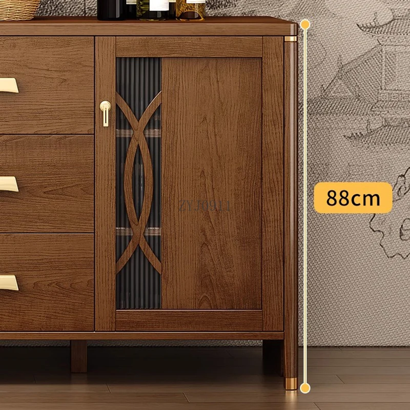 **Kitchen Island Sideboard Home Entrance Cabinet Storage Board Wooden Locker Cuisine Showcase Table Shelf Mobile Cucina Furnitur
