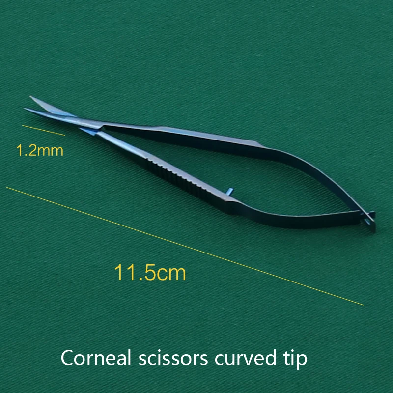 Castroviejo Corneal scissors Capsule membrane scissors Titanium/stainles steel Micro ophthalmic instruments 1pcs cornea scissors,ophthalmic tool,surgical instruments