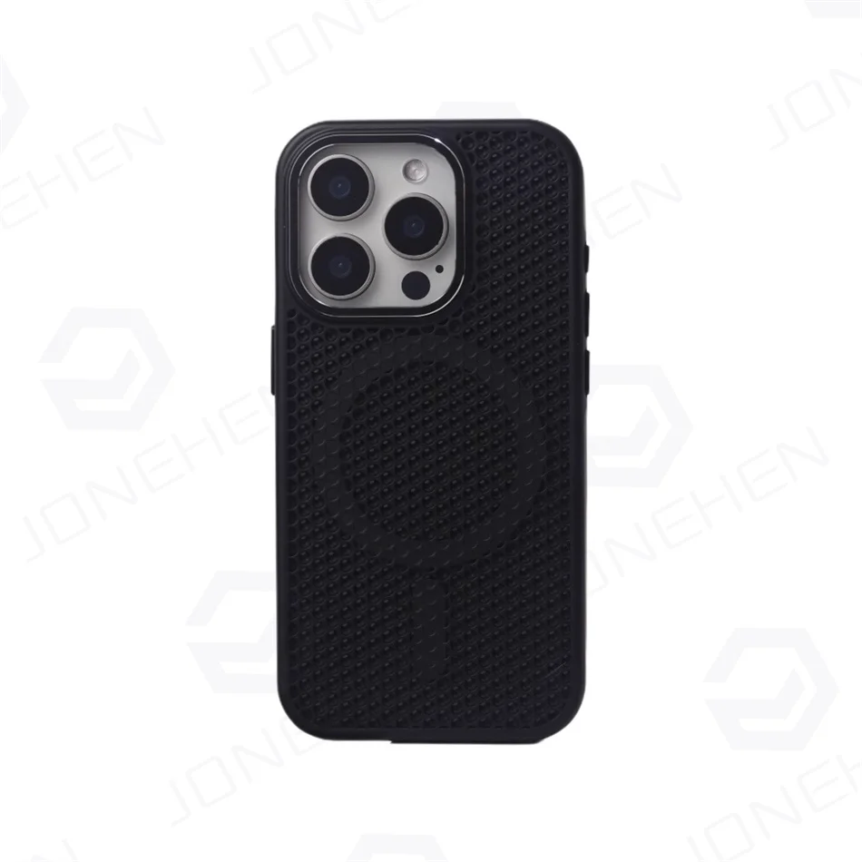 Breathable Armor Cover with Heat Dissipation Mesh for Magnetic Wireless Charging Case