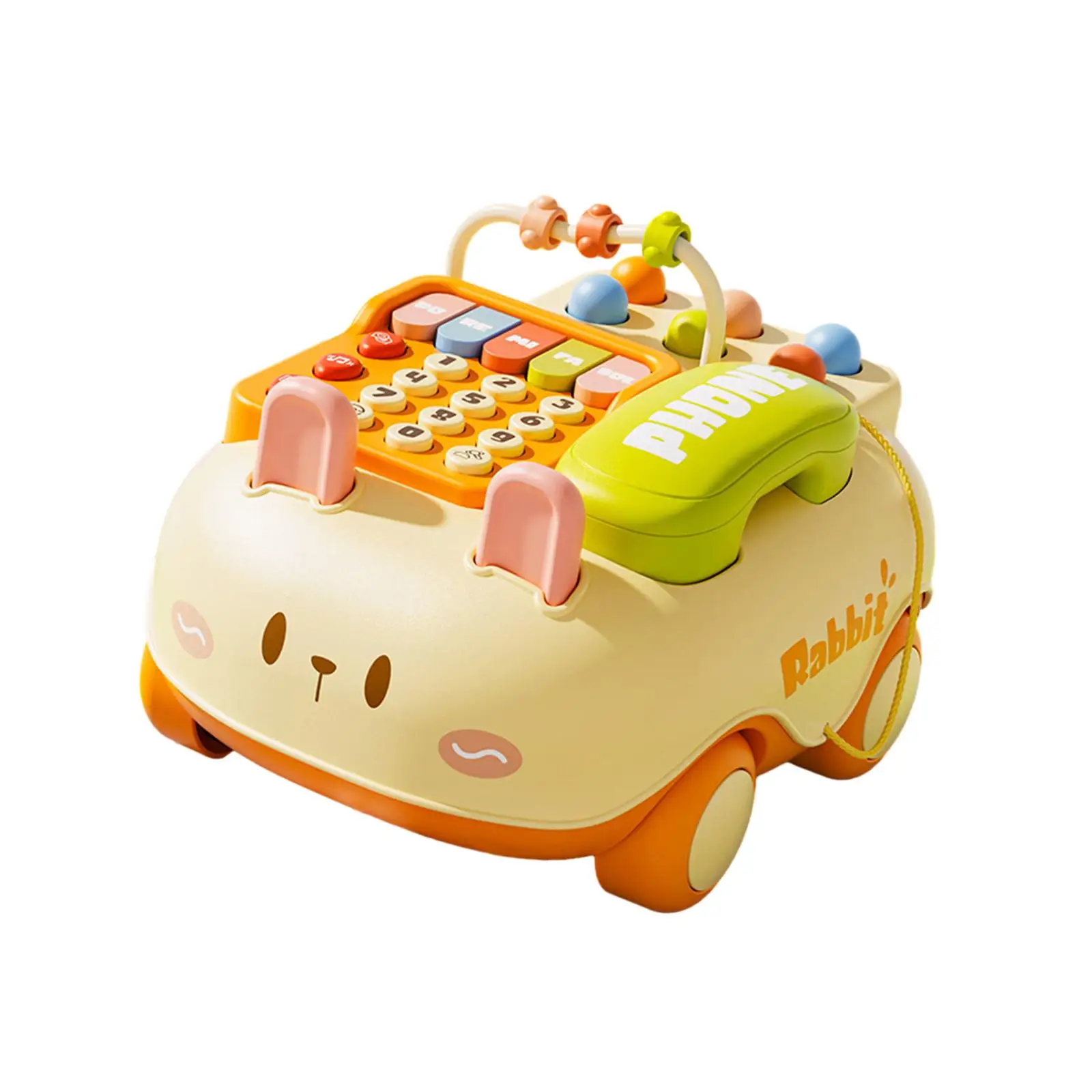 Baby Telephone Toy Educational Toy Simulation Cartoon Game Learning Toy Creative Baby Piano for Kids Boys Baby Holiday Gift