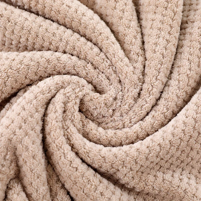 70x140cm High quality thicken Coral velvet bath towel Soft Quick Absorbent Bath Towel super large quick-drying Comfortbath towel 6