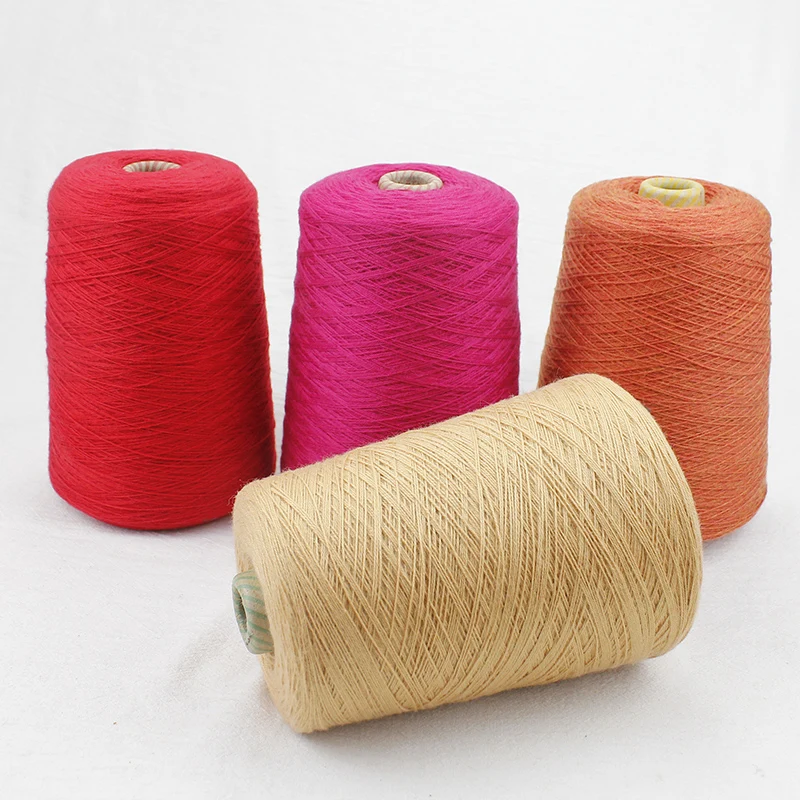 500g cone Cashmere Wool Yarn Crochet Lace Weight Colored Great for Baby Garments Scarves 5